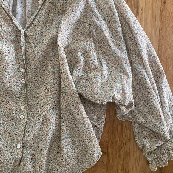 Doen Floral Cream Blouse - Picture 4 of 8
